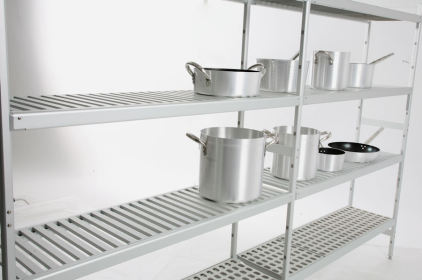 shelving for pots and pans